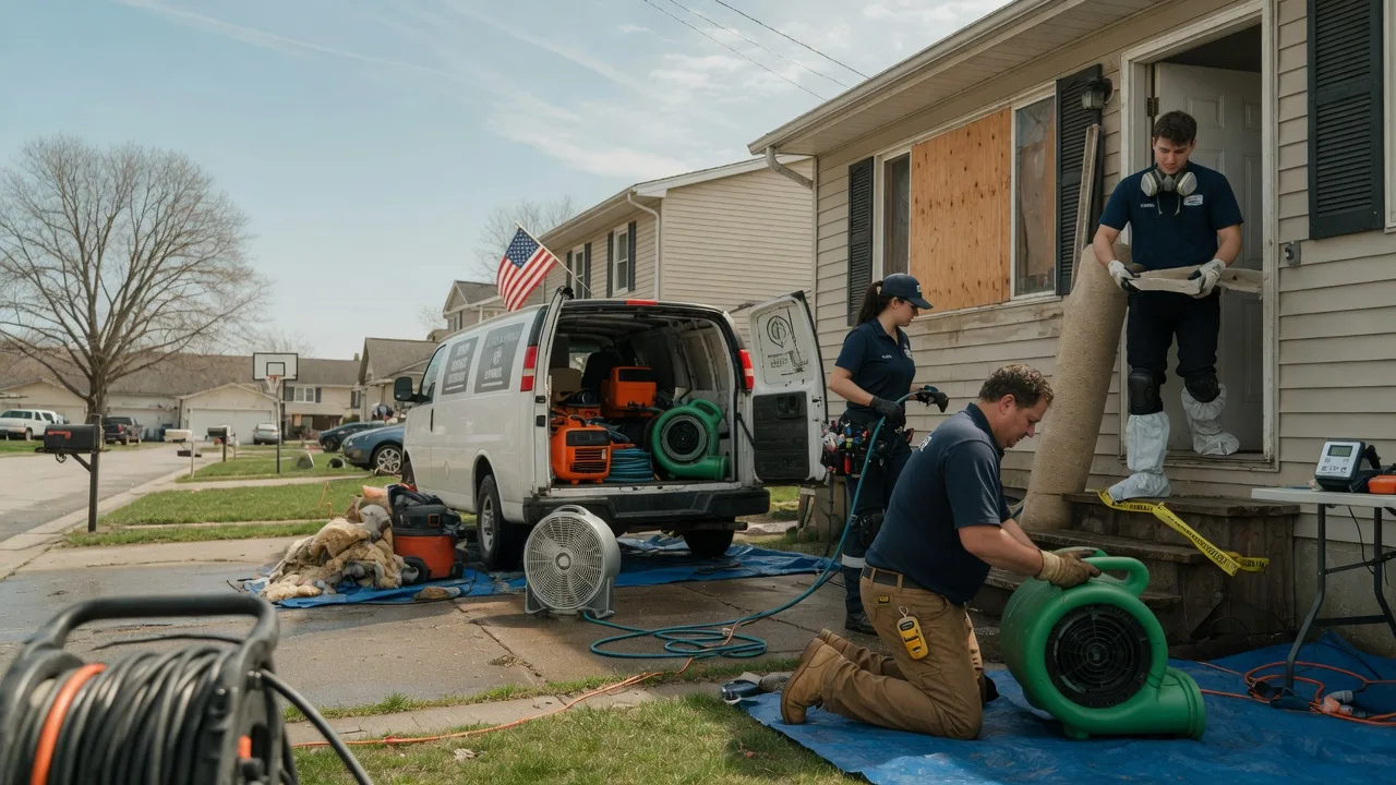 Water Damage Restoration in Hobart, OK near me